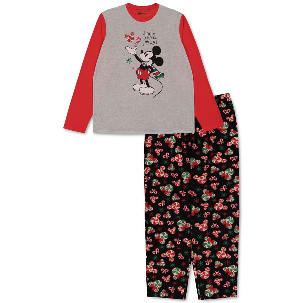 Briefly Stated Mens Matching Mickey Mouse Family Pajama Set